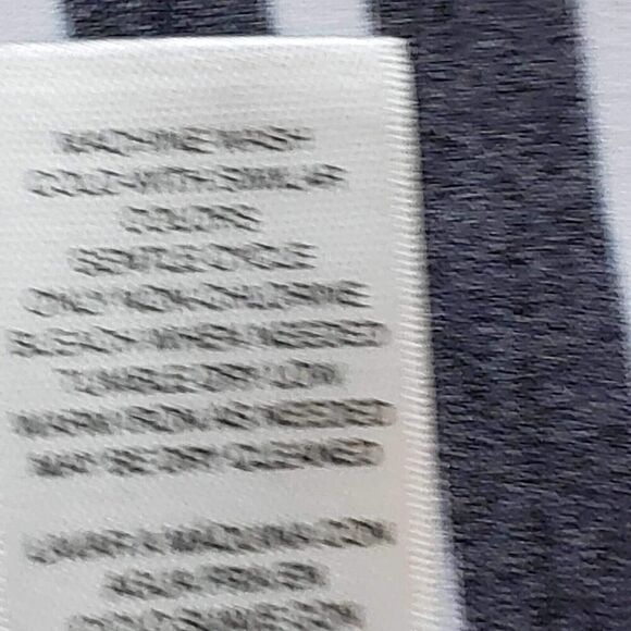 Chico's Cardigan Women's Size 3 US XL Black Stripe LS Draped Open Waterfall Hem - Picture 6 of 8